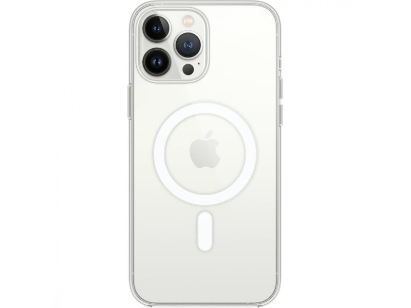 Newface iPhone 13 Pro Max Kılıf Magneticsafe Şeffaf Silikon - Şeffaf
