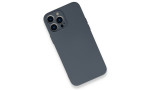 Newface iPhone 13 Pro Max Kılıf Nano içi Kadife Silikon - Gri