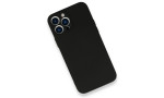 Newface iPhone 13 Pro Max Kılıf Nano içi Kadife Silikon - Siyah