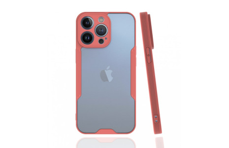 Newface iPhone 13 Pro Max Kılıf Platin Silikon - Pembe
