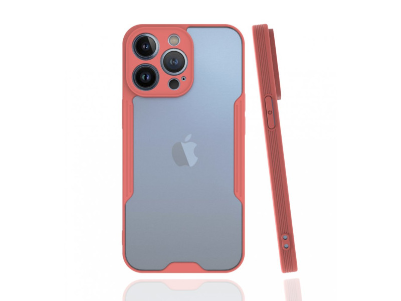 Newface iPhone 13 Pro Max Kılıf Platin Silikon - Pembe