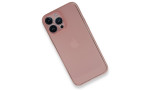 Newface iPhone 13 Pro Max Kılıf PP Ultra İnce Kapak - Pembe