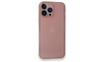 Newface iPhone 13 Pro Max Kılıf PP Ultra İnce Kapak - Pembe