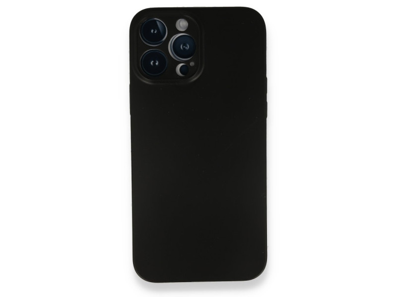 Newface iPhone 13 Pro Max Kılıf PP Ultra İnce Kapak - Siyah