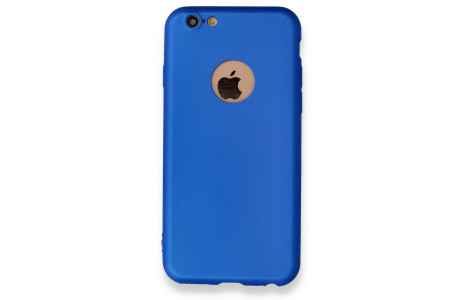 Newface iPhone 6 Plus Kılıf First Silikon - Mavi