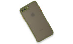 Newface iPhone 7 Plus Kılıf Montreal Silikon Kapak - Açık Yeşil