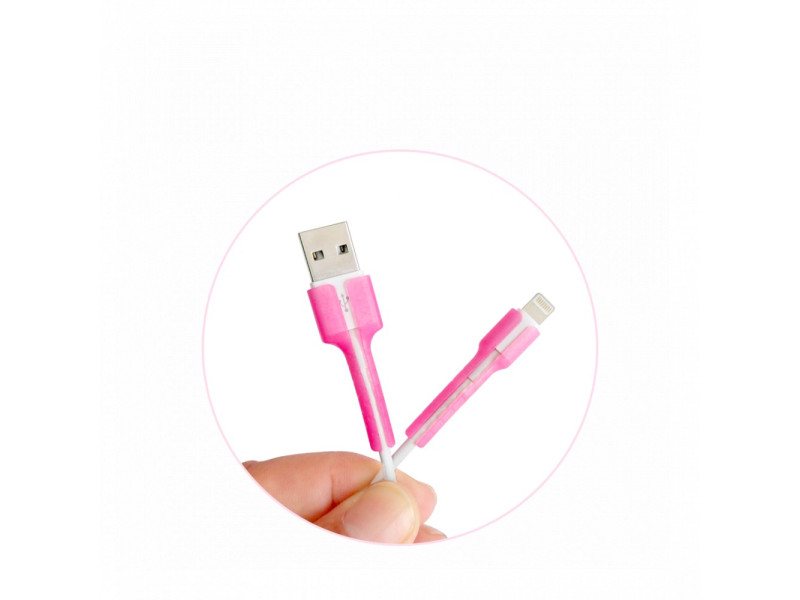 Newface Kablo Koruyucu - Pembe