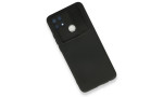Newface Oppo A15S Kılıf Color Lens Silikon - Siyah