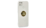 Newface Oppo A15S Kılıf Gros Yüzüklü Silikon - Gold