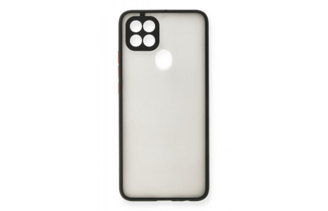 Newface Oppo A15S Kılıf Montreal Silikon Kapak - Siyah
