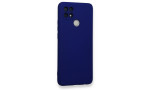 Newface Oppo A15S Kılıf Nano içi Kadife Silikon - Lacivert