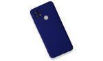 Newface Oppo A15S Kılıf Nano içi Kadife Silikon - Lacivert