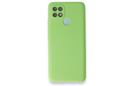 Newface Oppo A15S Kılıf First Silikon - Yeşil