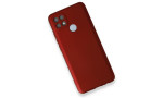 Newface Oppo A15S Kılıf First Silikon - Bordo