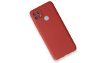 Newface Oppo A15S Kılıf First Silikon - Kiremit