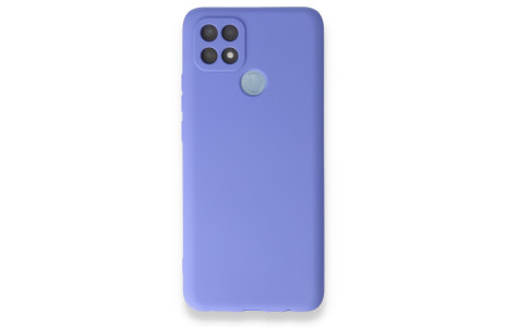 Newface Oppo A15S Kılıf First Silikon - Lila