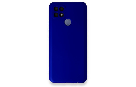 Newface Oppo A15 Kılıf First Silikon - Lacivert