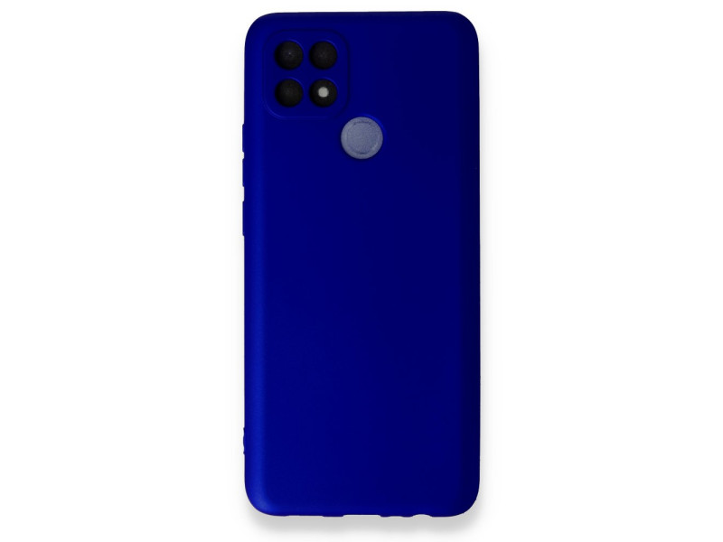 Newface Oppo A15 Kılıf First Silikon - Lacivert