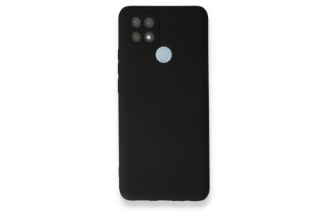 Newface Oppo A15S Kılıf First Silikon - Siyah