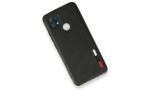 Newface Oppo A15S Kılıf Loop Deri Silikon - Siyah