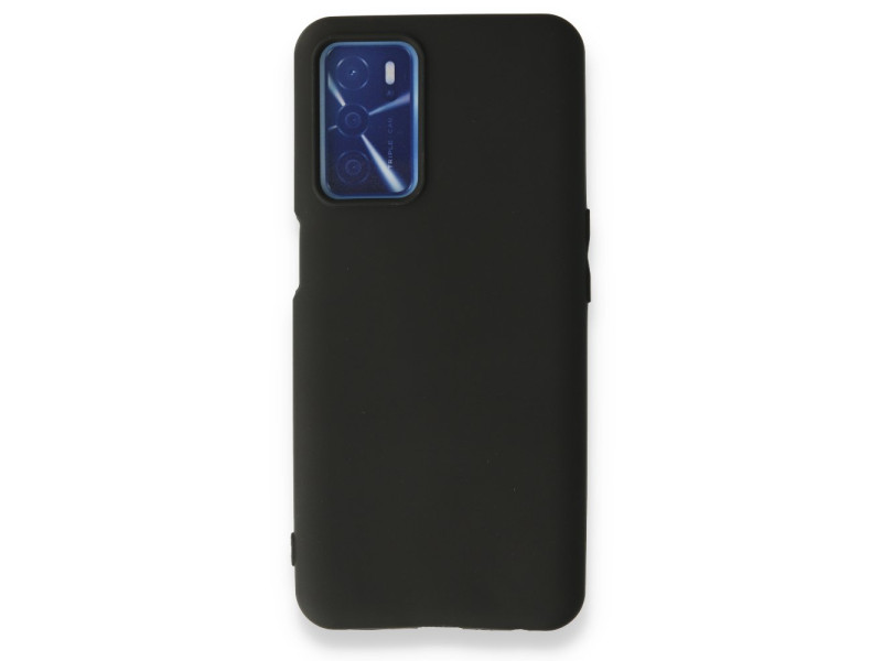 Newface Oppo A16 Kılıf First Silikon - Siyah