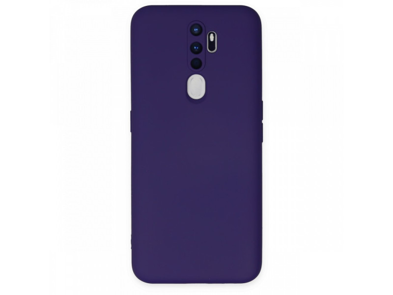 Newface Oppo A5 2020 Kılıf Nano içi Kadife Silikon - Mor