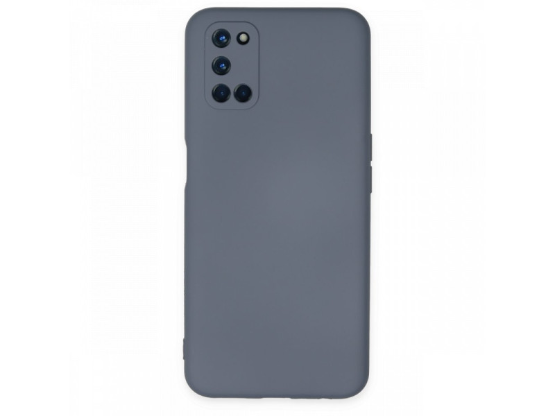 Newface Oppo A52 Kılıf Nano içi Kadife Silikon - Gri