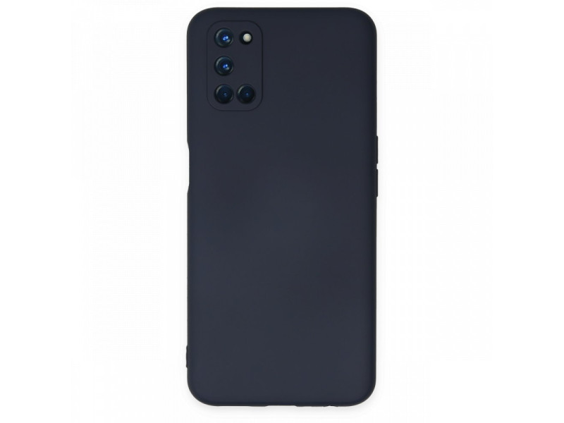 Newface Oppo A52 Kılıf Nano içi Kadife Silikon - Lacivert