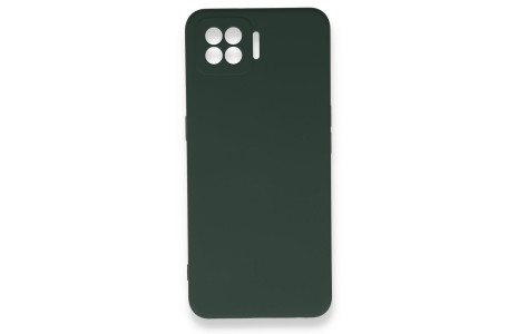 Newface Oppo A73 Kılıf Nano içi Kadife Silikon - Koyu Yeşil