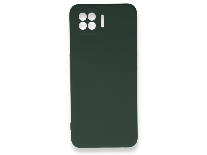 Newface Oppo A73 Kılıf Nano içi Kadife Silikon - Koyu Yeşil