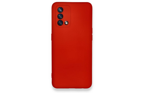 Newface Oppo A74 4G Kılıf Nano içi Kadife Silikon - Kırmızı