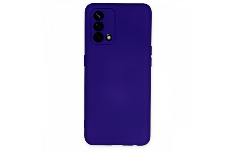 Newface Oppo A74 4G Kılıf Nano içi Kadife Silikon - Mor