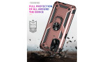 Newface Oppo A74 4G Kılıf Sofya Yüzüklü Silikon Kapak - Rose