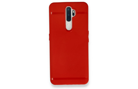 Newface Oppo A9 2020 Kılıf First Silikon - Kırmızı