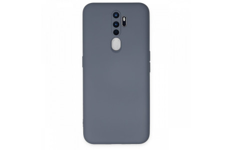 Newface Oppo A9 2020 Kılıf Nano içi Kadife Silikon - Gri