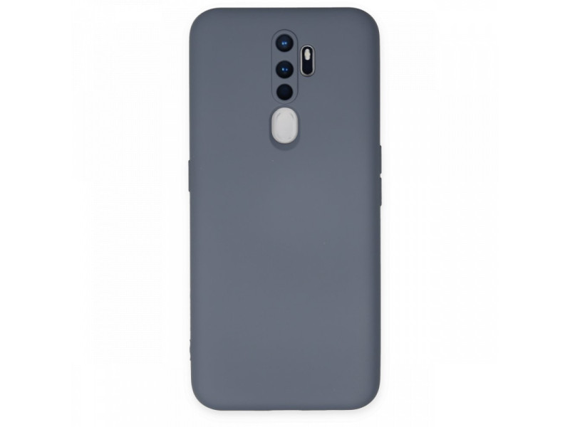 Newface Oppo A9 2020 Kılıf Nano içi Kadife Silikon - Gri