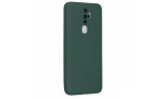 Newface Oppo A9 2020 Kılıf Nano içi Kadife Silikon - Koyu Yeşil