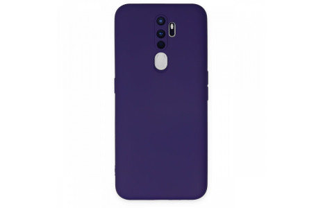 Newface Oppo A9 2020 Kılıf Nano içi Kadife Silikon - Mor