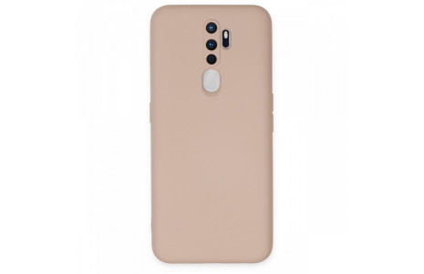 Newface Oppo A9 2020 Kılıf Nano içi Kadife Silikon - Pudra