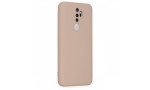 Newface Oppo A9 2020 Kılıf Nano içi Kadife Silikon - Pudra