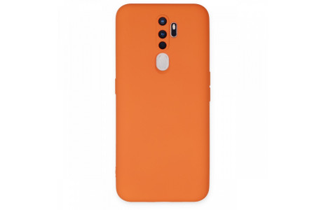 Newface Oppo A9 2020 Kılıf Nano içi Kadife Silikon - Turuncu