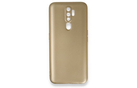 Newface Oppo A9 2020 Kılıf First Silikon - Gold