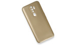 Newface Oppo A9 2020 Kılıf First Silikon - Gold