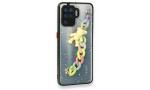 Newface Oppo Reno 5 Lite Kılıf Ayıcıklı Silikon - Siyah