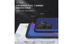 Newface Oppo Reno 5 Lite Kılıf Elit Yüzüklü Kapak - Lacivert