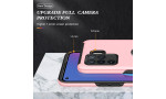 Newface Oppo Reno 5 Lite Kılıf Elit Yüzüklü Kapak - Pembe