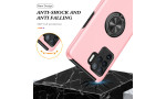 Newface Oppo Reno 5 Lite Kılıf Elit Yüzüklü Kapak - Pembe