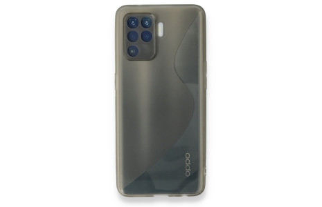 Newface Oppo Reno 5 Lite Kılıf S Silikon - Gri
