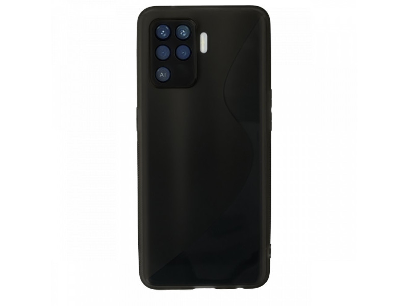 Newface Oppo Reno 5 Lite Kılıf S Silikon - Siyah
