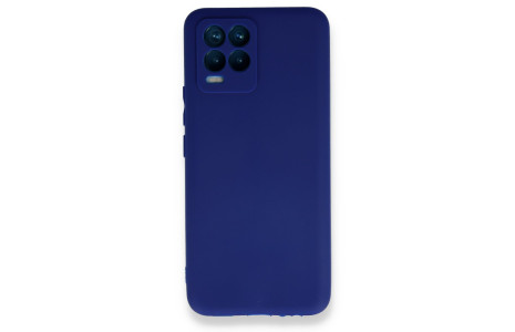 Newface Realme 8 Kılıf First Silikon - Mavi